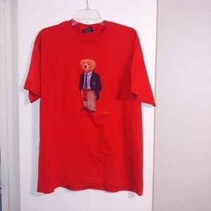 Vintage 90s Polo Ralph Lauren Preppy Teddy Bear T-shirt